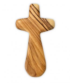 Olive Wood Comfort Cross (7 cm)