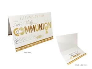 First Holy Communion Wallet Card