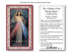 Divine Mercy - Holy Card