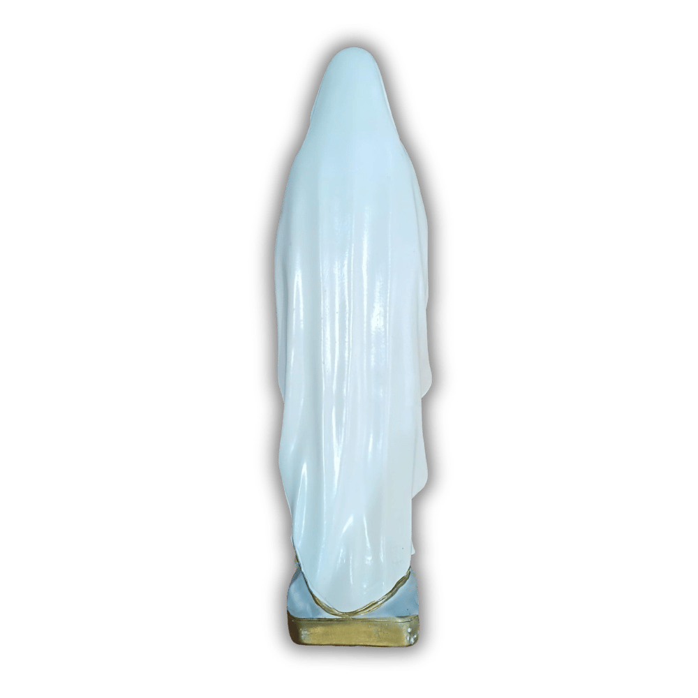 Our Lady of Lourdes: 31cm Plaster Statue
