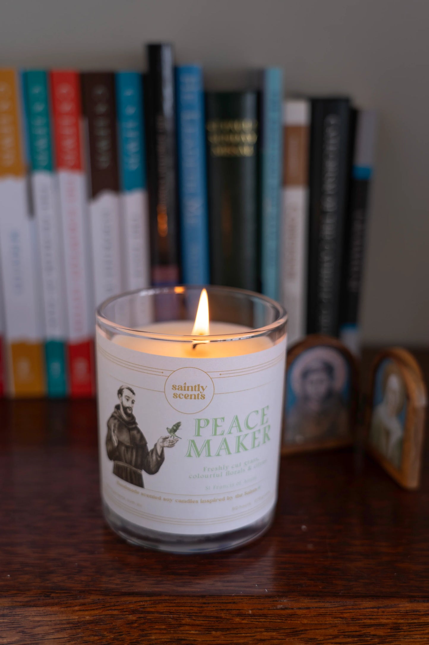 Soy Candle: St Francis of Assisi - Peace & Hope