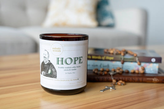 Soy Candle: Saint Padre Pio - Hope