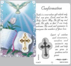 Confirmation - Laminated Card & Medal