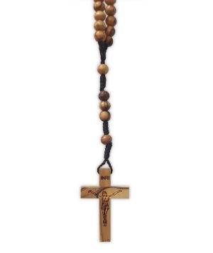 Olive Wood Rosary from Bethlehem - 30 cm