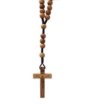 Olive Wood Rosary from Bethlehem - 40 cm