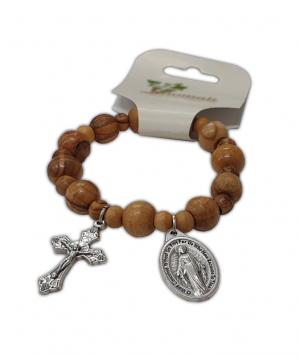Bethlehem Olive Wood Rosary Bracelet