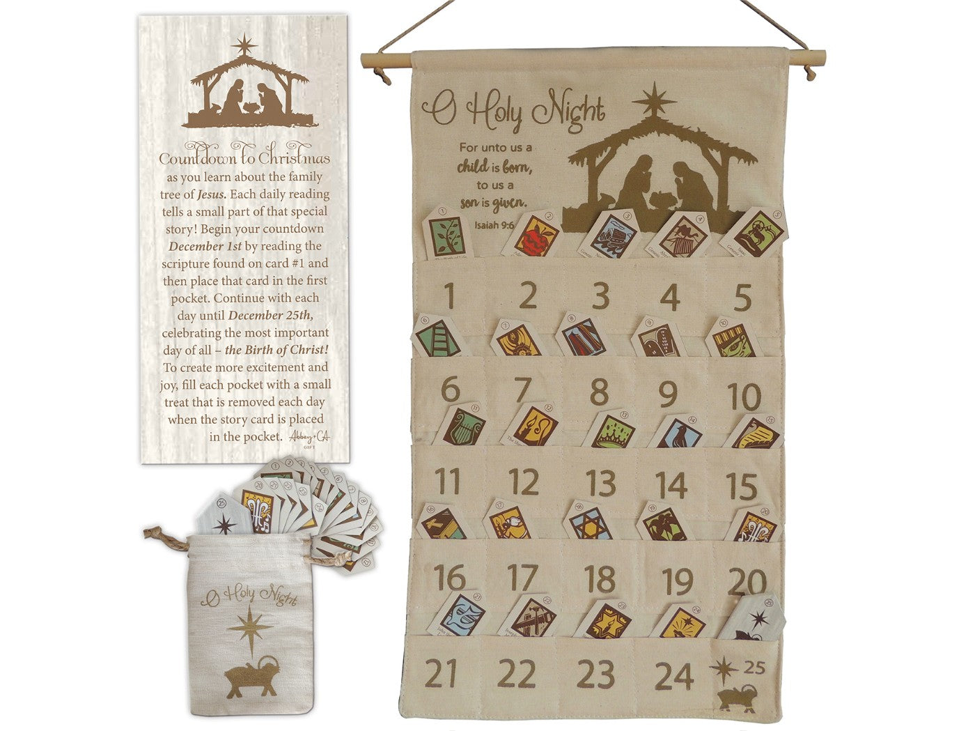 Advent Calendar: Fabric– St Joseph's Gift Shop & Christian Supplies Ltd