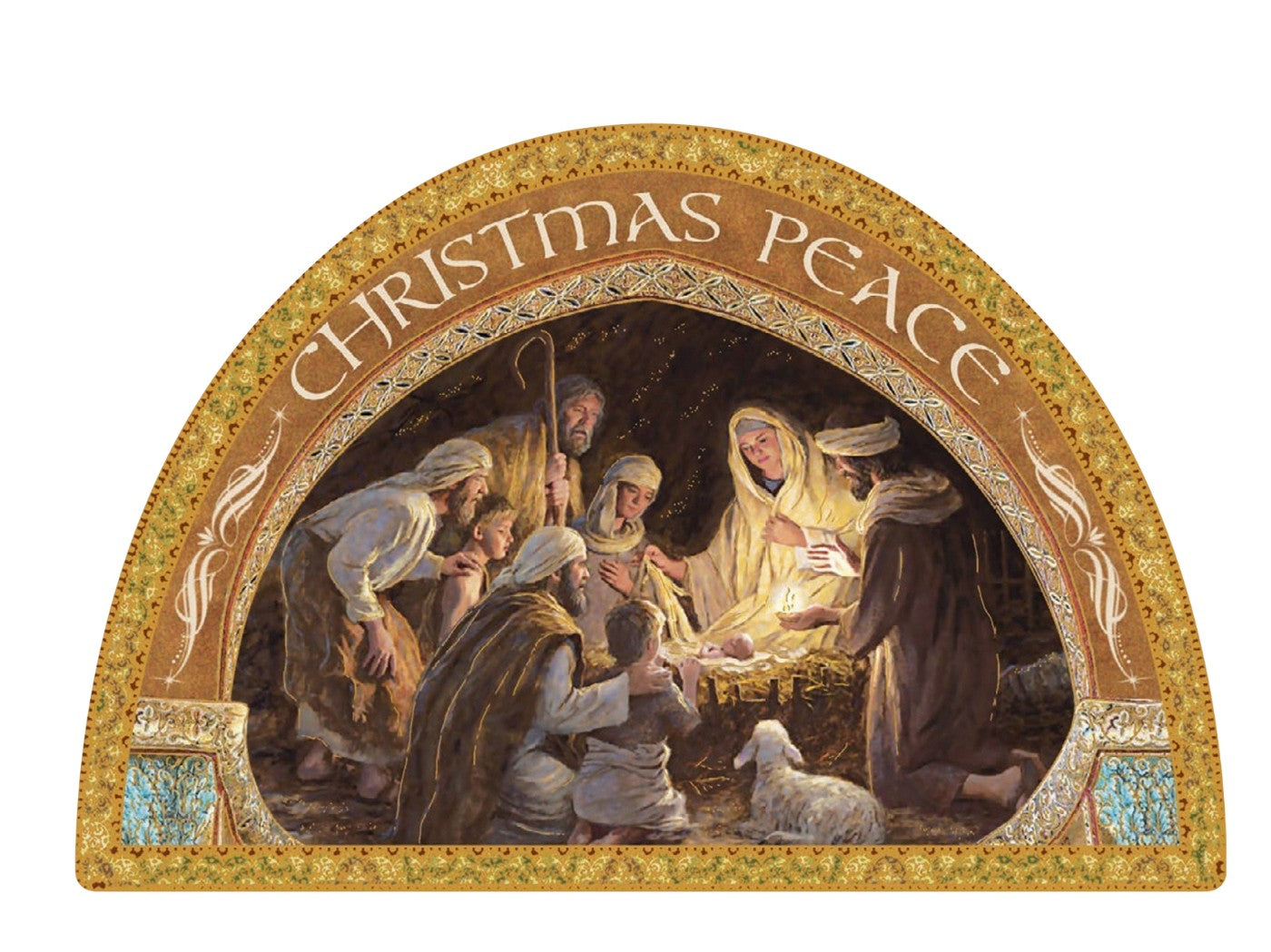 Plaque: Christmas Peace Italian Arch