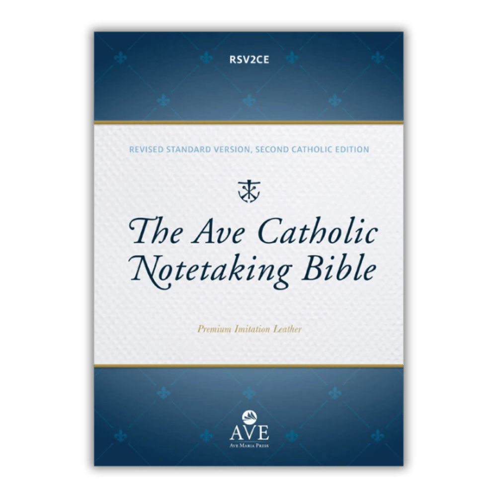The Ave Catholic Notetaking Bible - Premium Imitation Leather
