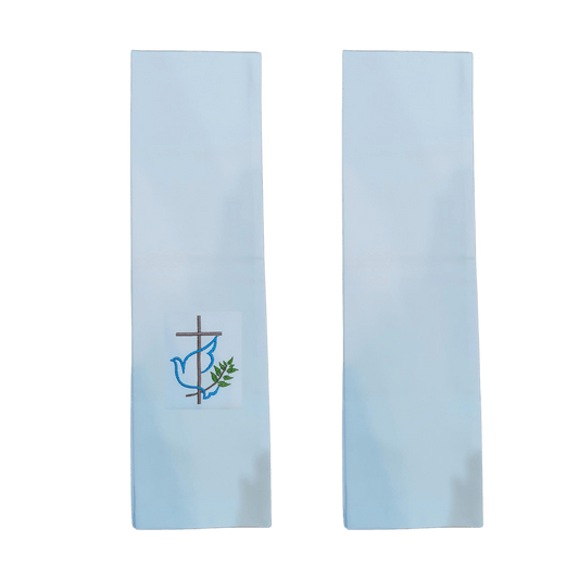 Baptism Stole: Dove, Cross and Olive Branch