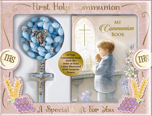 First Holy Communion Gift Set - Boy – St Joseph's Gift Shop & Christian ...