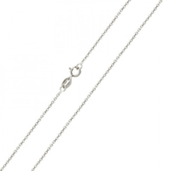 St Christopher Medal Oval (1.6cm): Oxidised Sterling Silver with Chain