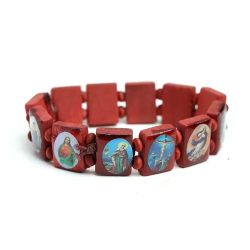 Wooden Catholic Bracelet