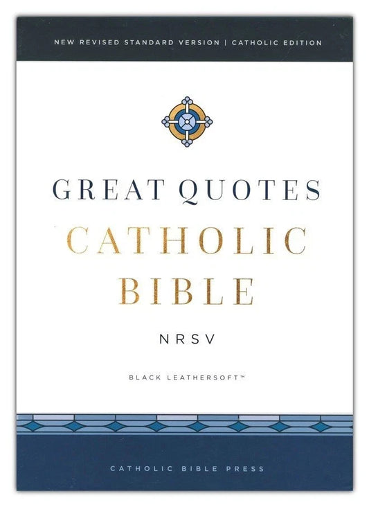 NRSV Catholic Bible Large Print Black Leathersoft