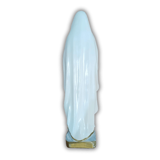 Our Lady of Lourdes: 31cm Plaster Statue