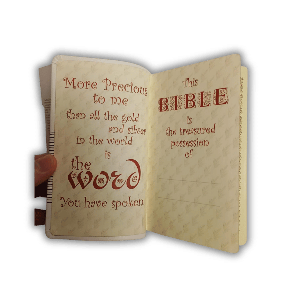 My Bible for My First Communion - Pocket Edition - Leather