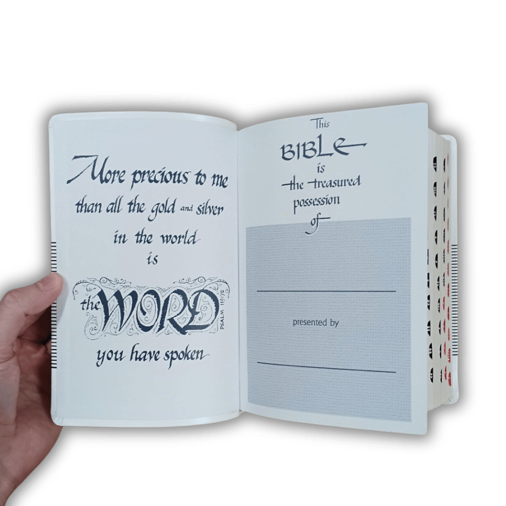 New Community Bible: White Deluxe Gift Edition