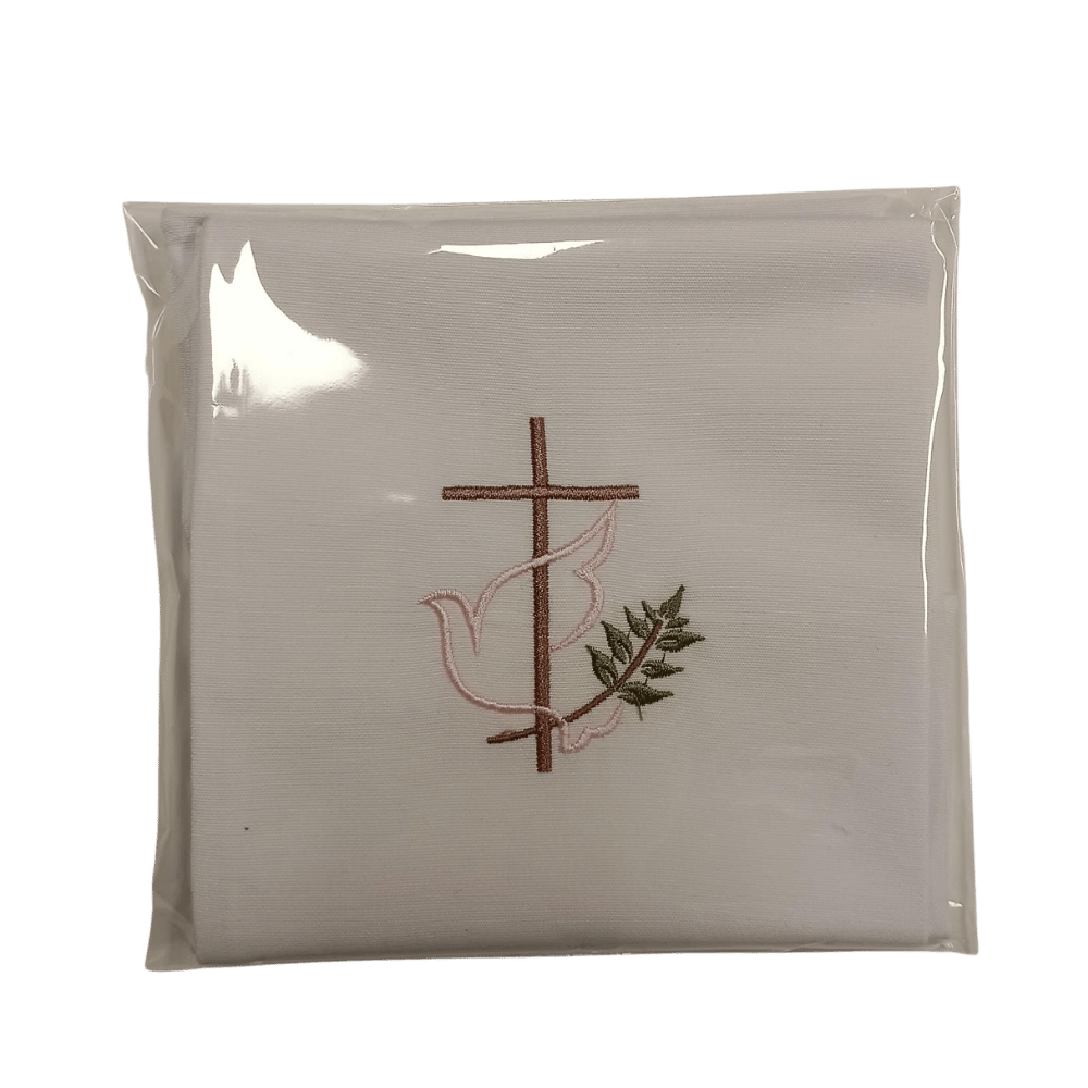 Baptism Stole: Dove, Cross and Olive Branch