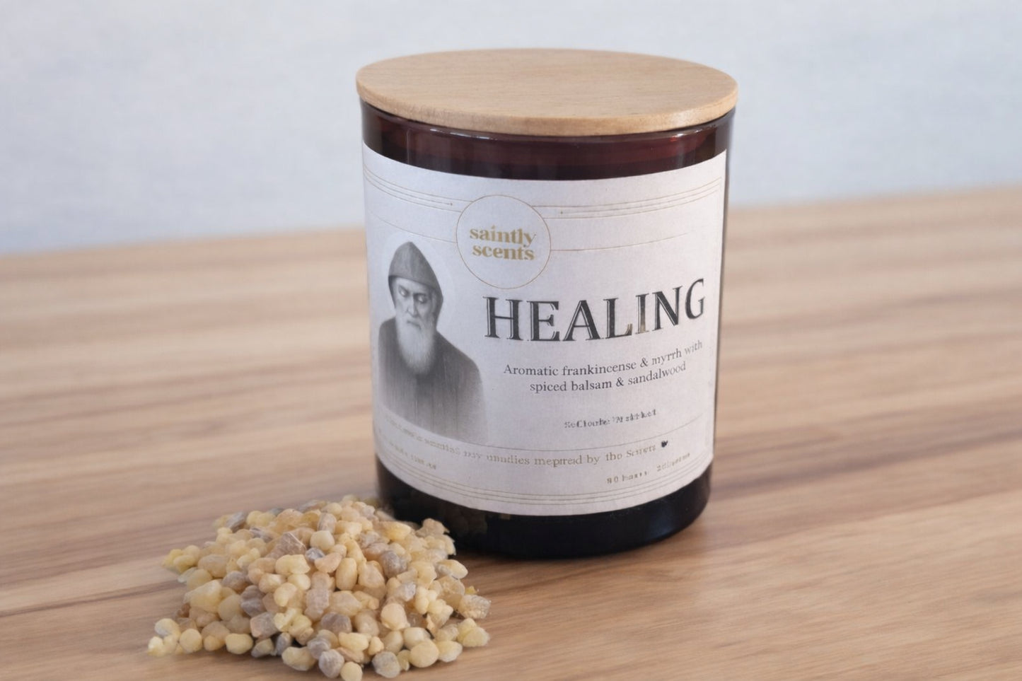 Soy Candle: Saint Charbel - Miraculous Healer