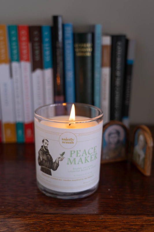 Soy Candle: St Francis of Assisi - Peace & Hope