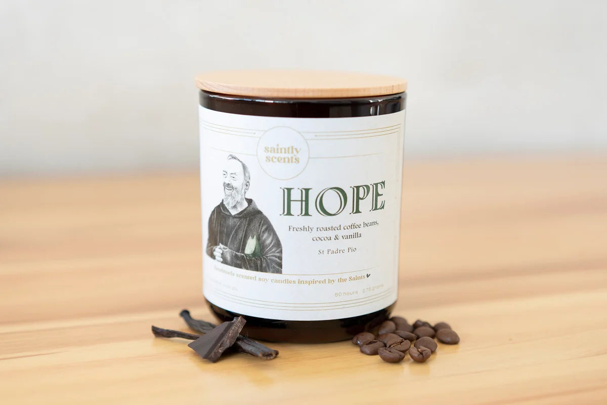 Soy Candle: Saint Padre Pio - Hope