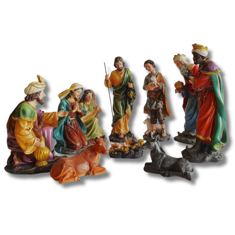 Large Christmas Nativity Set: 35cm