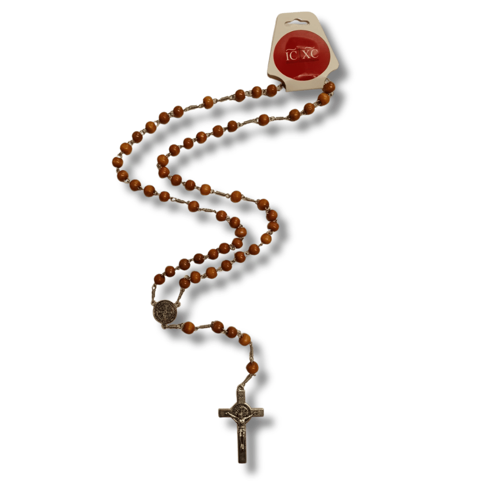 SJB Handmade Rosary - Wooden Beads