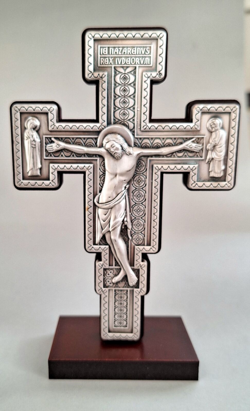 Italian Giotto Icon Crucifix - Standing (13 cm)