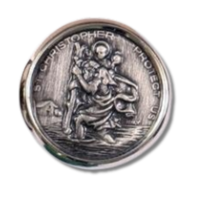 St Christopher Protect Us: Car Magnet