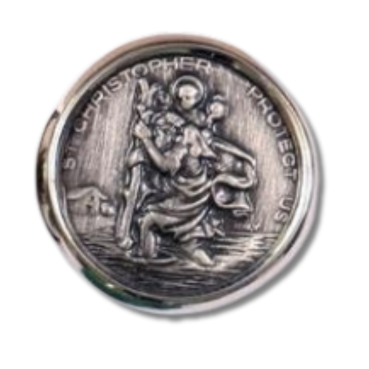 St Christopher Protect Us: Car Magnet