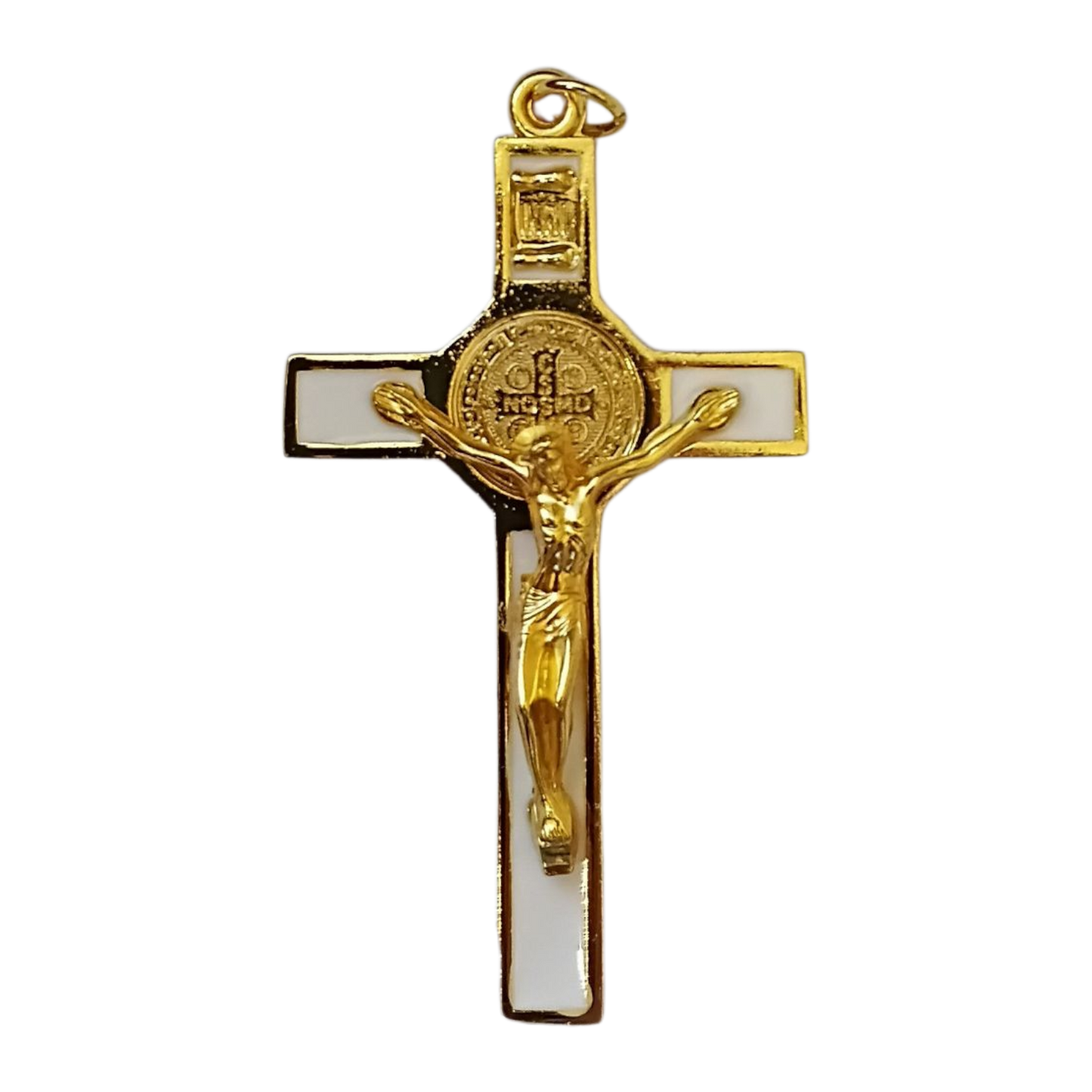 Crucifix: 14k Gold Plated (4.5cm x 8cm)