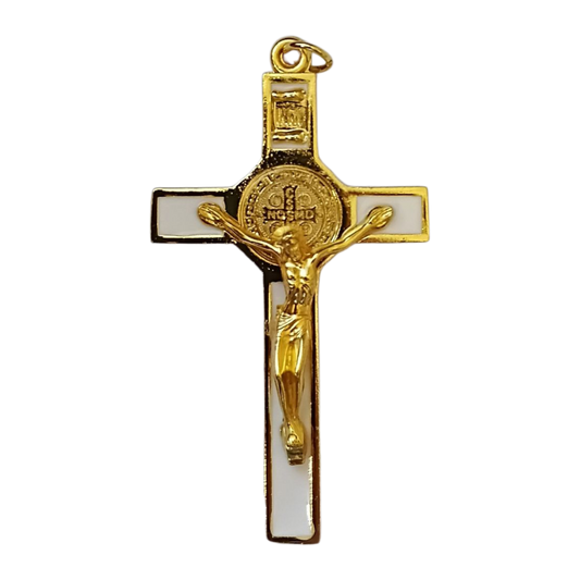Crucifix: 14k Gold Plated (4.5cm x 8cm)