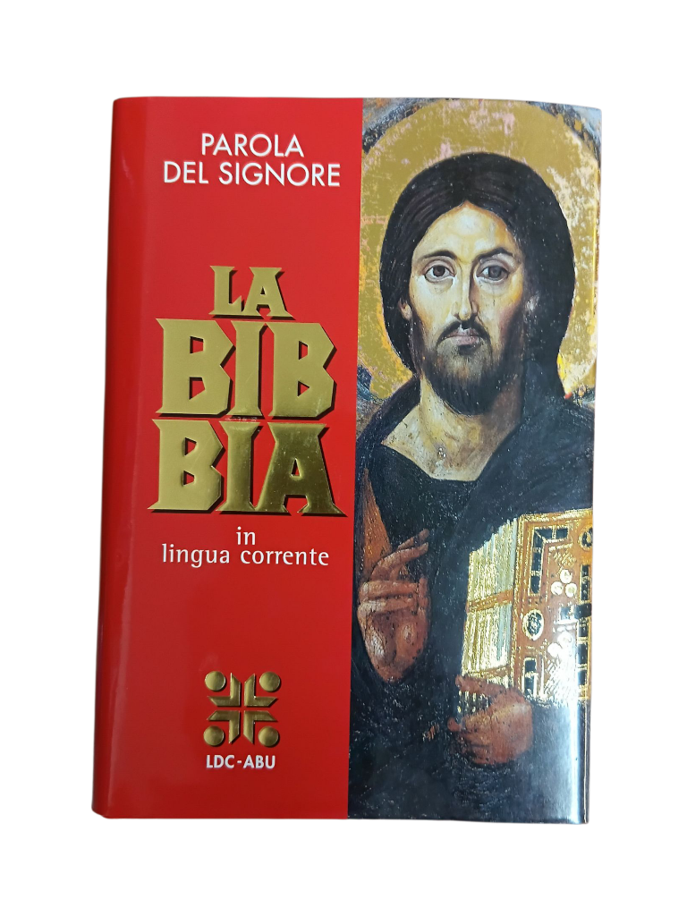 Italian language interconfessional Holy Bible with apocrypha & color photographs