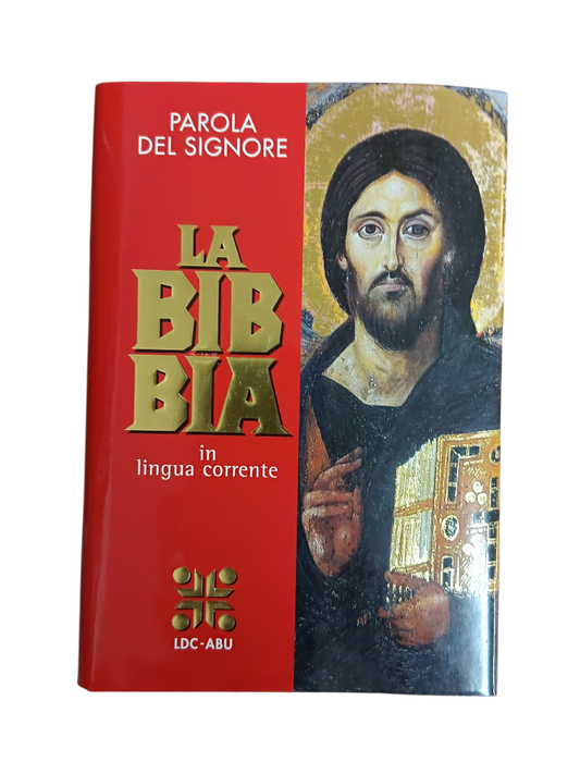Italian language interconfessional Holy Bible with apocrypha & color photographs