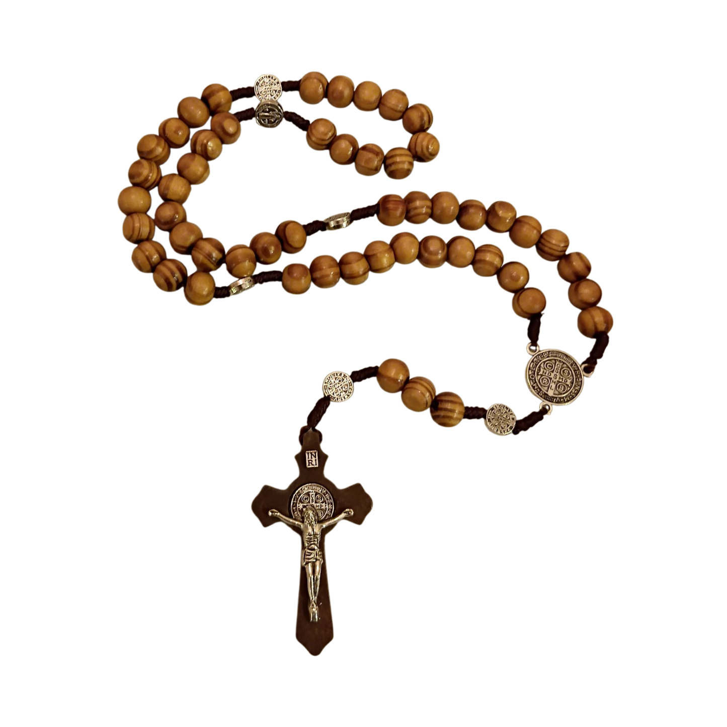 St. Benedict Wooden Rosary