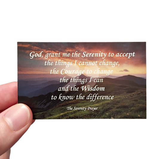 The Serenity Prayer - Card