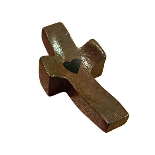 Olive Wood Thumb Cross