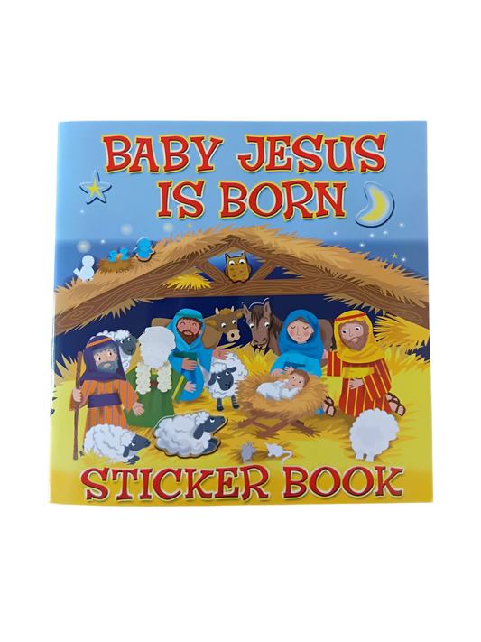 Baby Jesus is Born Sticker Book