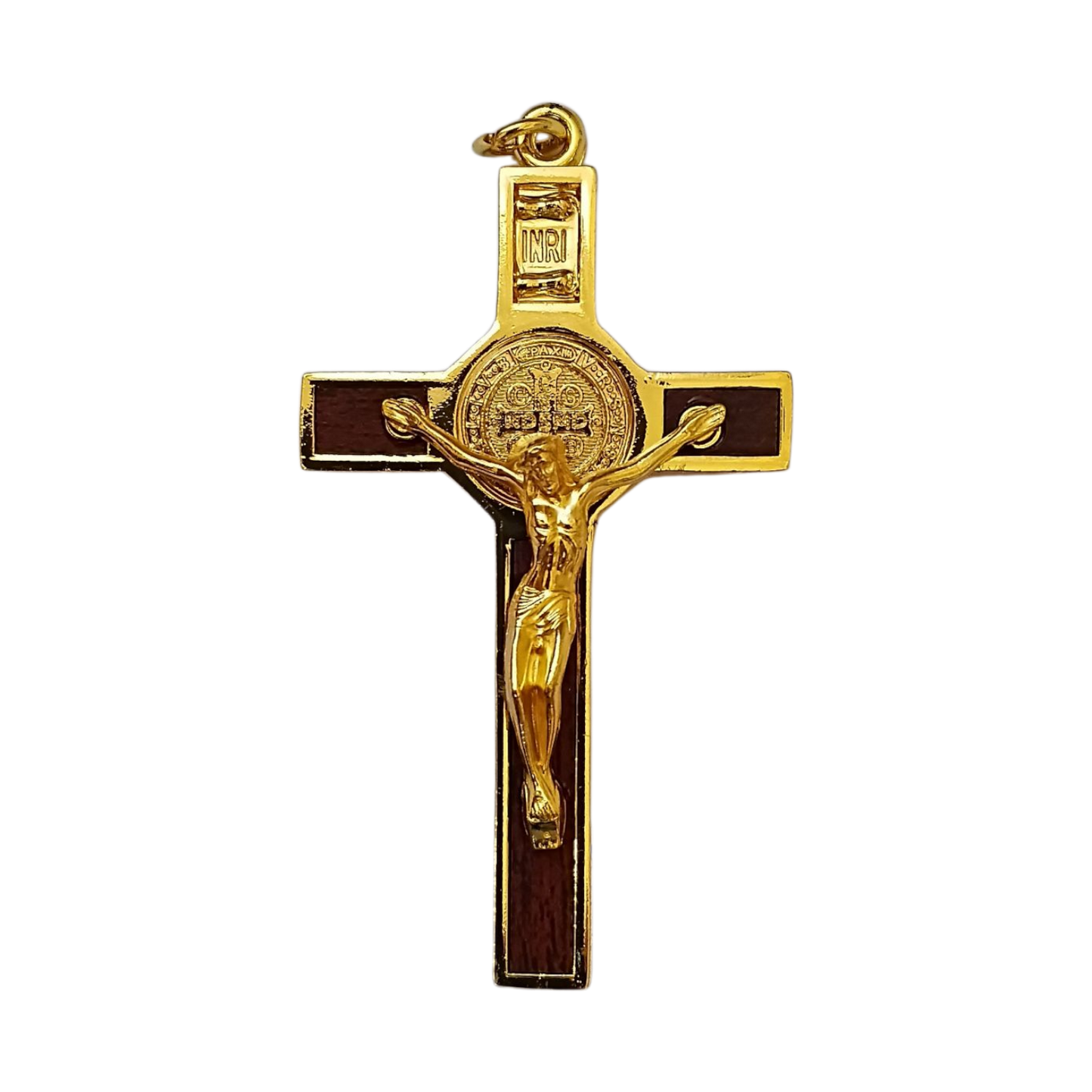 Crucifix: 14k Gold Plated (4.5cm x 8cm)