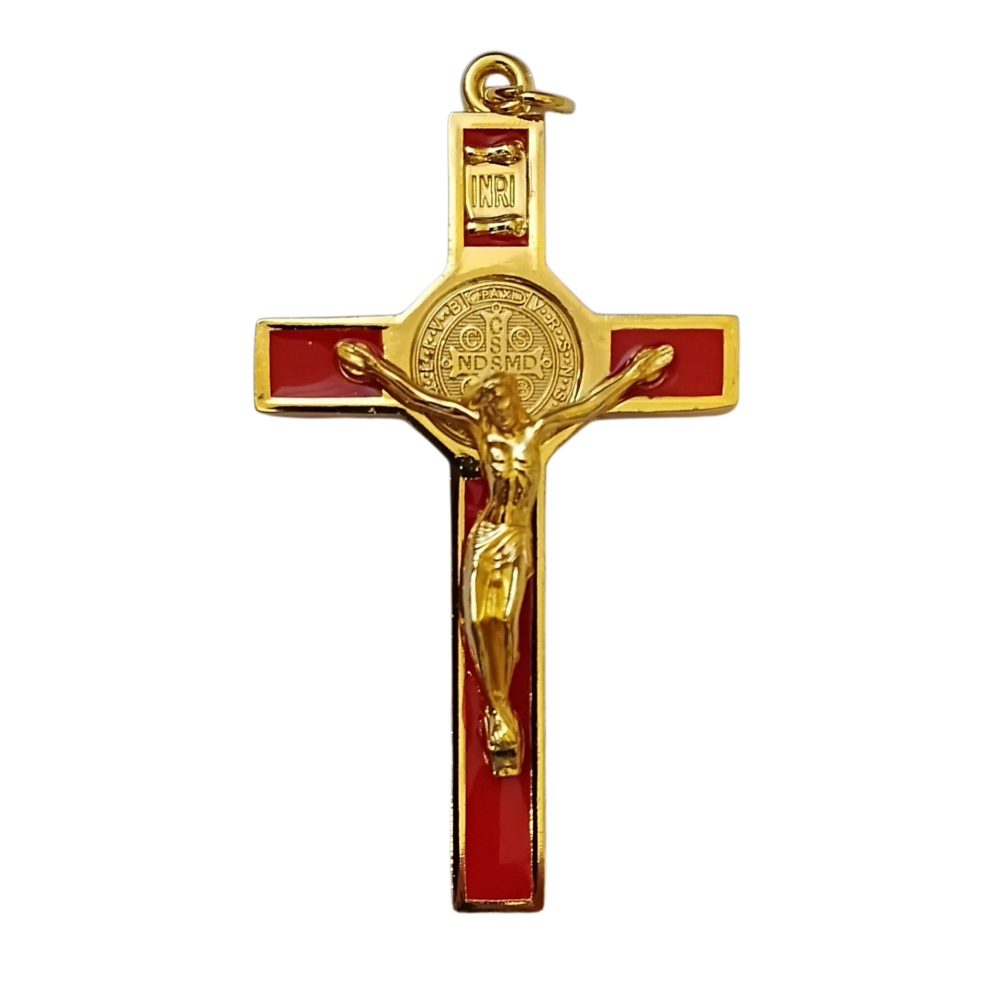 Crucifix: 14k Gold Plated (4.5cm x 8cm)