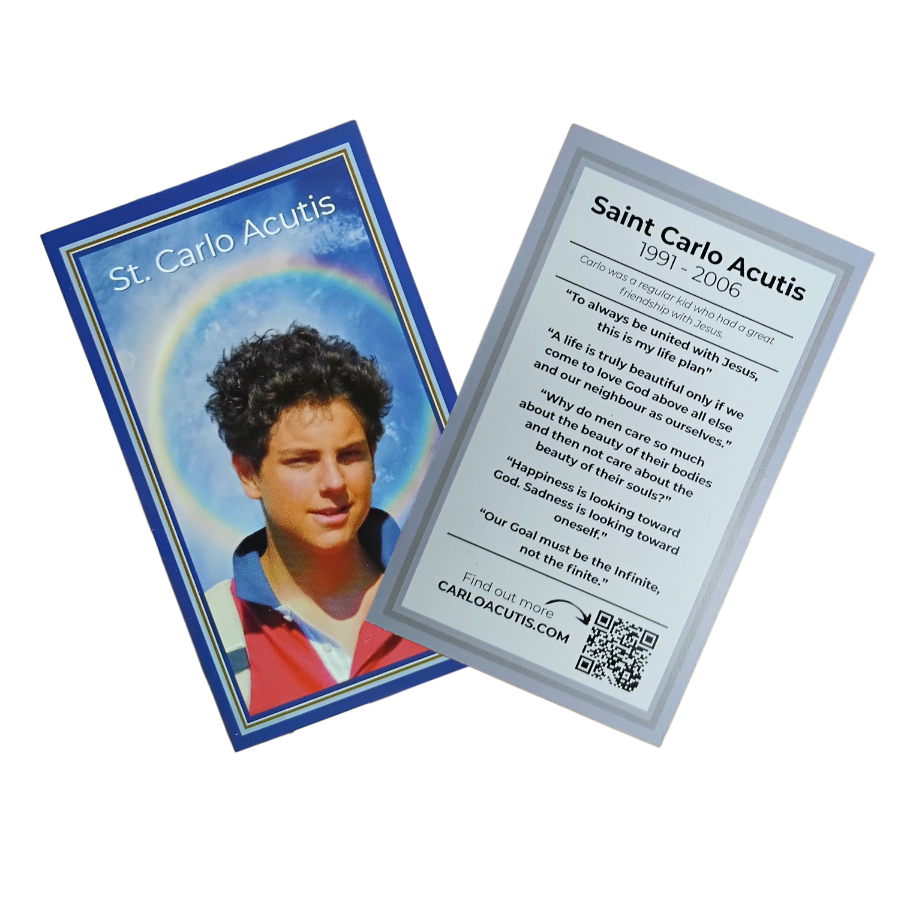 St. Carlo Acutis Holy Card