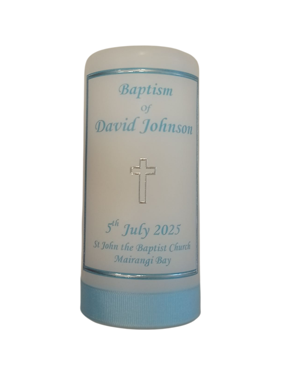 Baptism Candle 14cm: OG Design