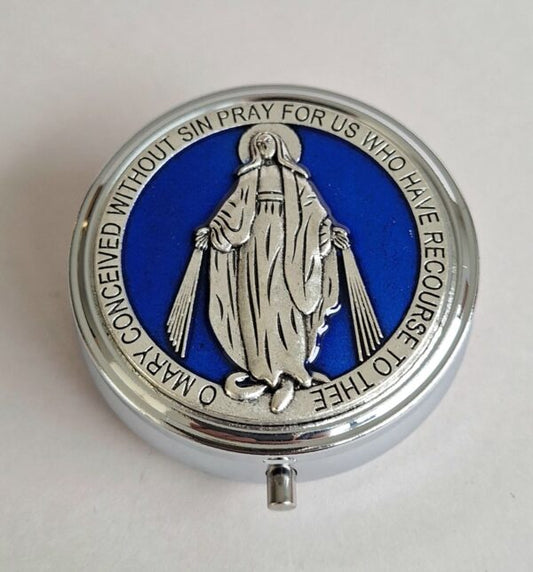 Rosary Tin: Miraculous Medal Cover