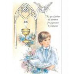 As you Celebrate Confirmation & Communion Boy As you Celebrate Confirmation & Communion Boy