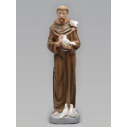 Statue:St Francis Plaster 29cm