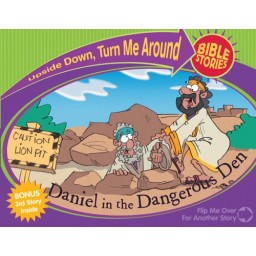 Daniel in the Dangerous Den Flip me over book
