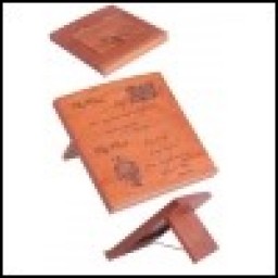 Bible Stand: Mahogany Solid with scripture verse Bible Stand: Mahogany Solid with scripture verse