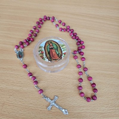 Rosary :Rosewood beads small