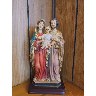 Statue: Resin Holy Family 32cm