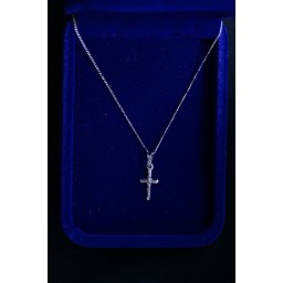 Silver Crucifix Tiny and fine chain Silver Crucifix Tiny and fine chain